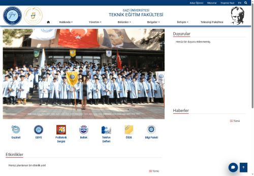 Teknik Eğitim Fakültesi | Gazi Üniversitesi | Gazili Olmak Ayrıcalıktır