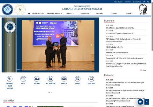 Eğitim-Öğretim Ve Sınav Yönergesi | Yabancı Diller Yüksekokulu | Gazi Üniversitesi