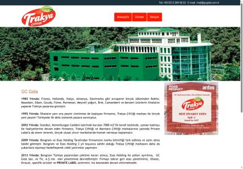 GCGıda We Make Private Label Cheese in Turkey