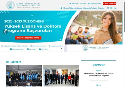 Girne Üniversitesi – Yabancı Diller Meslek Yüksekokulu