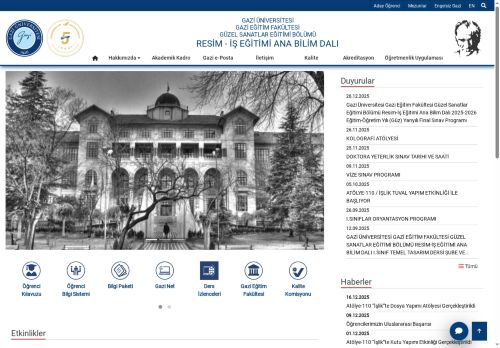 İş Eğitimi Ana Bilim Dalı | Güzel Sanatlar Eğitimi Bölümü | Gazi Eğitim Fakültesi | Gazi Üniversitesi | Gazili Olmak Ayrıcalıktır - Resim