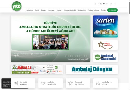 II. Uluslararası Ambalaj Sanayi Kongresi - Ambalaj Sanayicileri Derneği - ASD Ambalaj Kongresi 2023