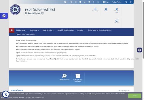 E.Ü. Hukuk Müşavirliği