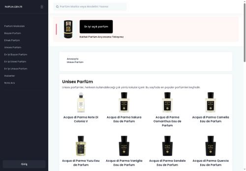 Kadın ve Erkek İçin En İyi Unisex Kokular - Unisex Parfümler