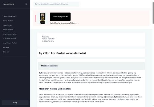 By Kilian Parfüm | En İyi By Kilian Kadın ve Erkek Parfümleri İncelemesi