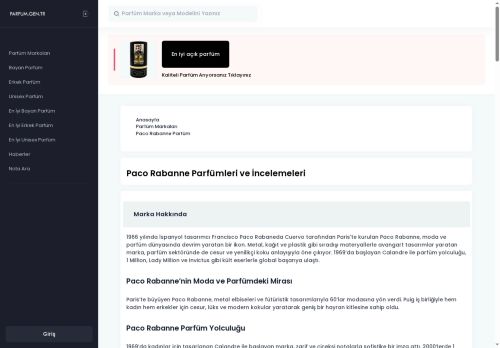 Paco Rabanne Parfüm | En İyi Paco Rabanne Kadın ve Erkek Parfümleri İncelemesi