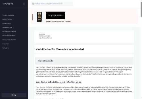 Yves Rocher Parfüm | En İyi Yves Rocher Kadın ve Erkek Parfümleri İncelemesi