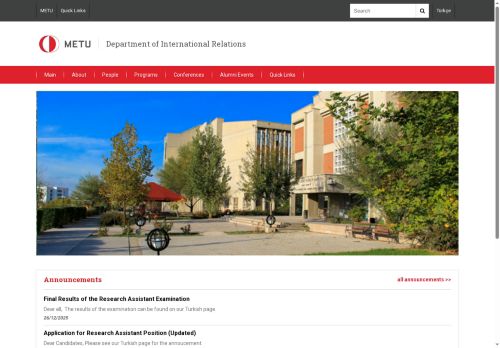 Işık Kuşçu | Department of International Relations