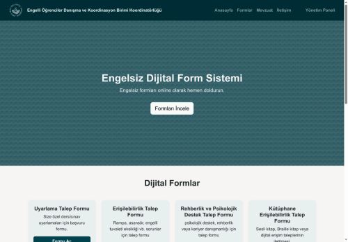 Bolu Abant İzzet Baysal Üniversitesi | Engelli Öğrenciler Danışma ve Koordinasyon Birimi Koordinatörlüğü