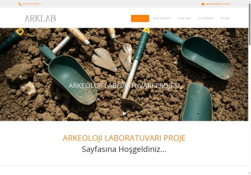 ARKEOLOJI LABORATUVARI PROJESI