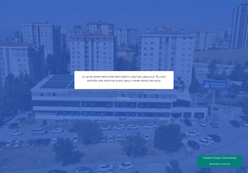 Yüksek İhtisas Üniversitesi Tahsilat Sistemi