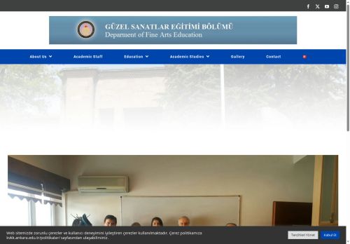 Güzel Sanatlar Eğitimi Bölümü – Ankara Üniversitesi Eğitim Fakültesi