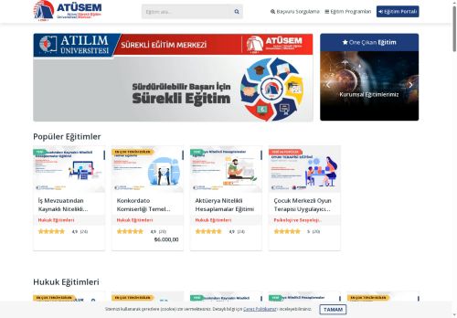 Atılım Üniversitesi Sürekli Eğitim Merkezi - ATÜSEM