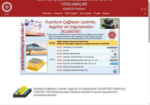Kuantum Çağlayan Lazerler Aygıtlar ve Uygulamaları – İzmir Yüksek Teknoloji Enstitüsü