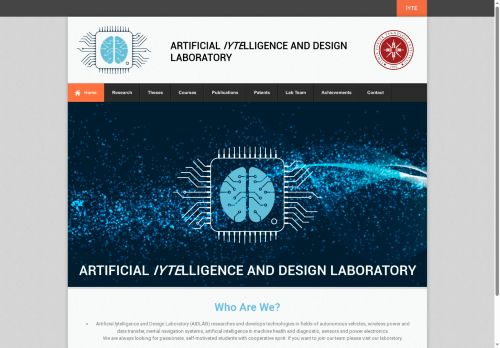 Artificial Iytelligence and Design Laboratory – İzmir Yüksek Teknoloji Enstitüsü
