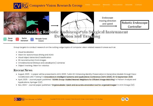 Computer Vision Research Group (CVRG)