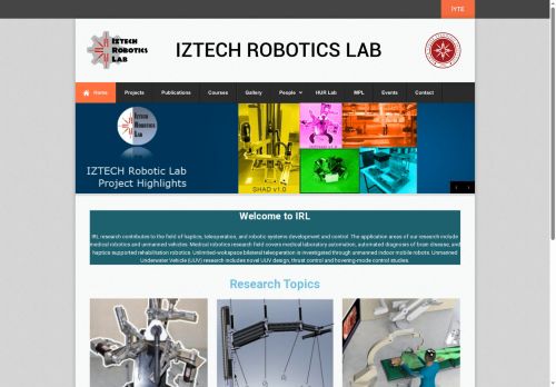 HISS: design of a Haptic system with Improved performance via developing its new Sub-Systems – Iztech Robotics Lab