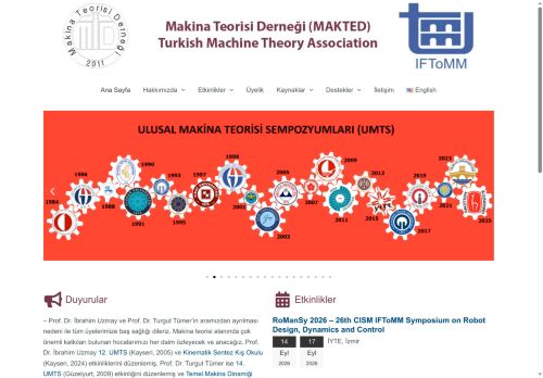 Makina Teorisi Derneği - Seminar on On the Plane Symmetric Bricard Mechanism by Jon M. Selig