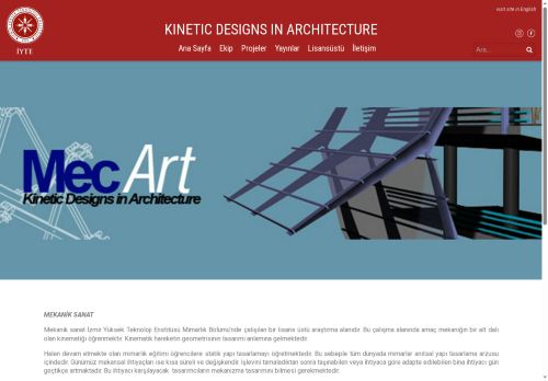 Kinetic Designs in Architecture – İzmir Yüksek Teknoloji Enstitüsü