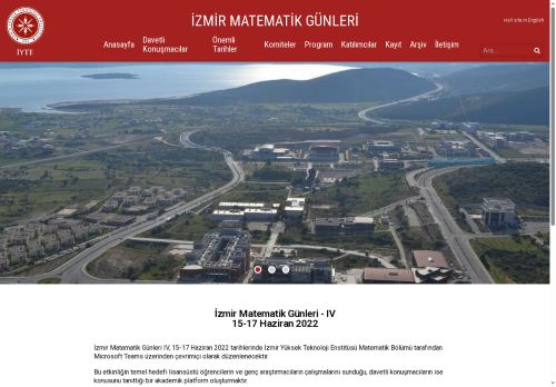 İzmir Matematik Günleri – İzmir Yüksek Teknoloji Enstitüsü