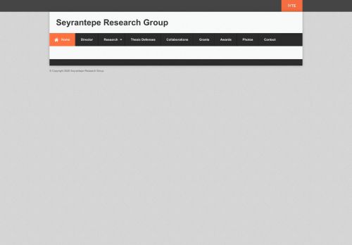 Seyrantepe Research Group – İzmir Yüksek Teknoloji Enstitüsü