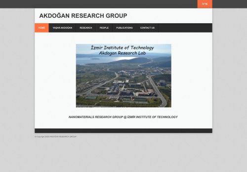 AKDOĞAN RESEARCH GROUP – İzmir Yüksek Teknoloji Enstitüsü