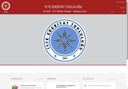 İYTE Edebiyat Topluluğu – İzmir Yüksek Teknoloji Enstitüsü