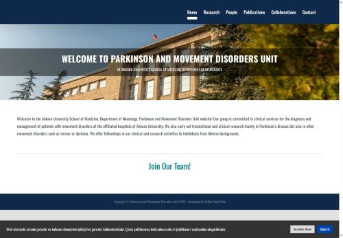 Parkinson Hastalığı ve HareketBozukluğu Ünitesi – Ankara Üniversitesi