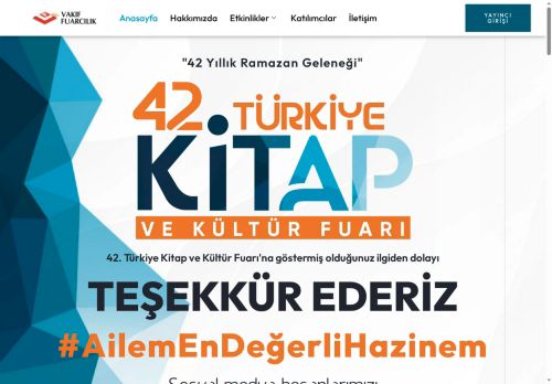 Vakıf Fuarcılık – Oku, Düşün, Anla…