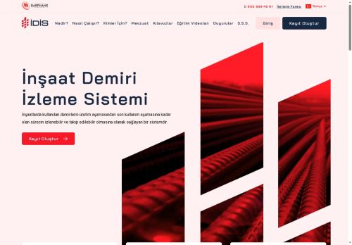 İnşaat Demiri İzleme Sistemi