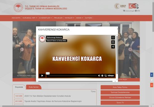 Düzce İl Tarım ve Orman Müdürlüğü