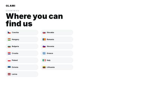Where you can find us | GLAMI