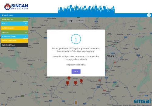 emsalSTREAM - Sincan Belediyesi Kameralar