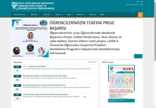 Anasayfa | Güneysu Fizik Tedavi Rehabilitasyon Yüksekokulu