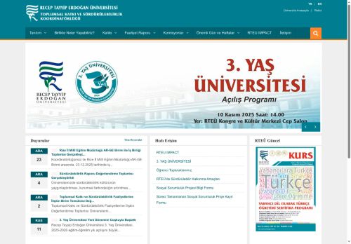 Sürdürülebilir Kalkınma Amaçları | Toplumsal Katkı ve Sürdürülebilirlik Koordinatörlüğü