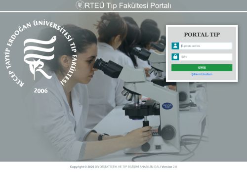 RTEÜ TIP FAKÜLTESİ PORTALI