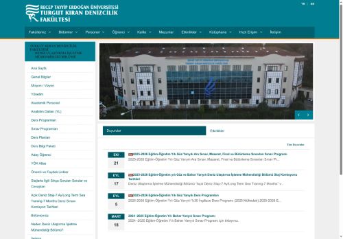 Anasayfa | TKDF Deniz Ulaştırma İşletme Mühendisliği Bölümü