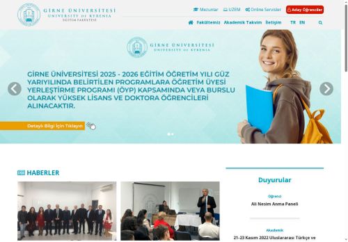 Girne Üniversitesi – Eğitim Fakültesi