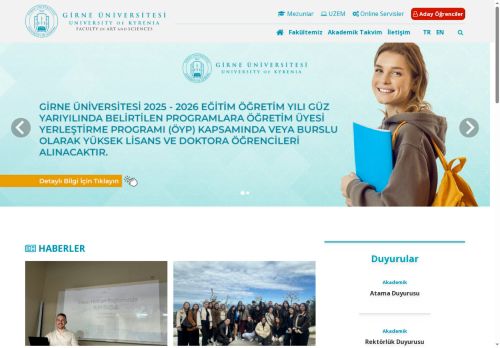 Girne Üniversitesi – Fen Edebiyat Fakültesi