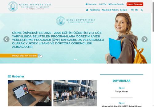 Girne Üniversitesi – Mimarlık Fakültesi