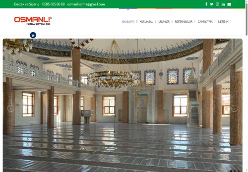 Osmanlı Cami Isıtma Sistemleri - Cami Isıtma