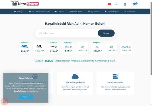 Türkiyenin En Hızlı Hosting Servisi - Nitro Sistem Bilisim Hizmetleri