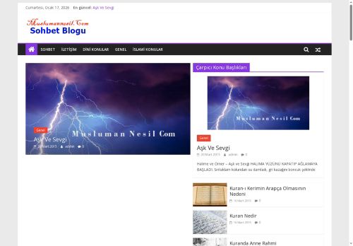 İslami sohbet, Dini Chat Odaları - Muslumannesil.Com