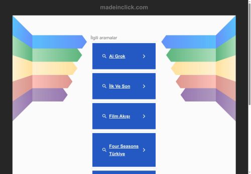 madeinclick Kaynaklar ve Bilgiler. - madeinclick.com - Bu web sitesi satılıktır!