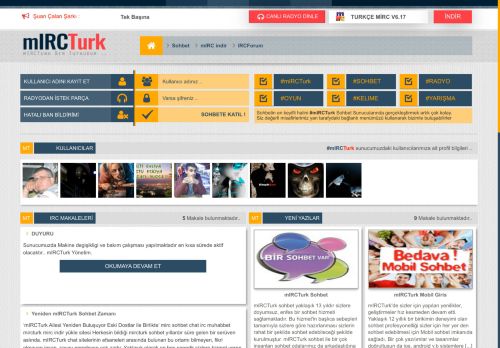 Mirc, mirc sohbet, mirc indir, türkçe mirc - mIRCTurk.Net