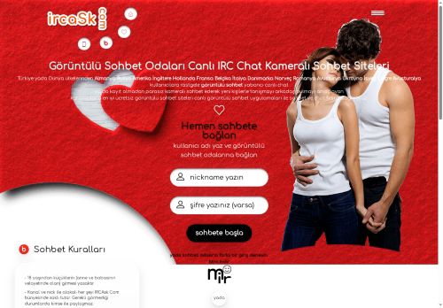 IRC Sohbet Görüntülü Sohbet Odaları Chat Sohbet Siteleri - IRCAsk.Com