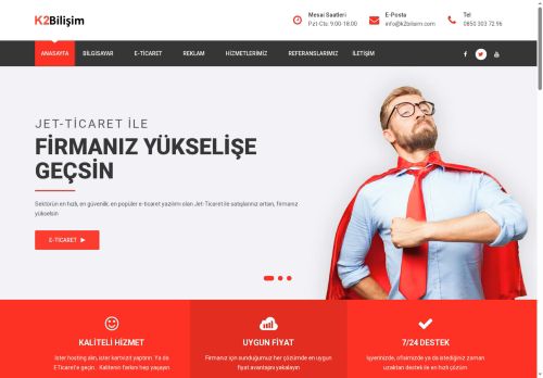 K2Bilişim − Kocaeli Bilgisayar Yazılım Reklam