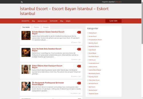 Eskort İstanbul - İstanbul Escort - Escort Bayan İstanbul