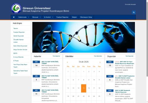 2025 YILI BAP YAYIN ÖDÜL TÖRENİ | Bilimsel Araştırma Projeleri Koordinasyon Birimi