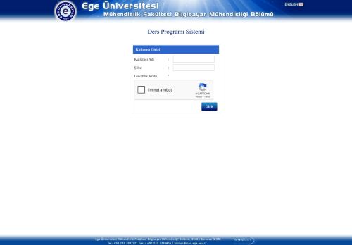 Ders Programı Sistemi